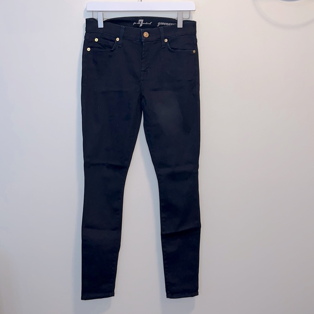 7 For All Mankind Jeans ‘Gwenevere’ Skinny Dark Denim Size 26